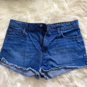 Forever 21 blue denim shorts